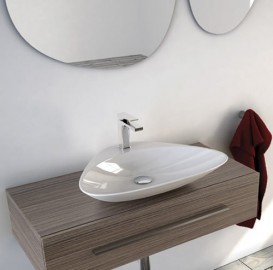 Раковина для ванної ArtCeram Plettro 60х44 см білий глянсовий PTL001 01; 00