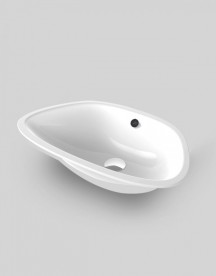 Раковина для ванної ArtCeram Plettro 61х38,5 см білий глянсовий PTL003 01; 00