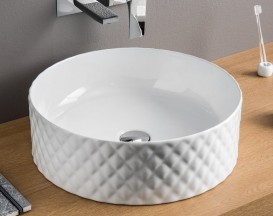 Раковина для ванної ArtCeram Rombo Ø44 см білий глянсовий OSL009 01; 00