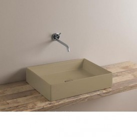 Раковина для ванної ArtCeram Scalino 55х38 см санфарфор жовтий SCL002 12; 00