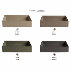 Раковина для ванної ArtCeram Scalino 55х38 см санфарфор кремовий SCL002 22; 00