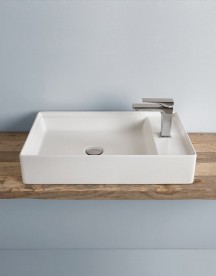 Раковина для ванной ArtCeram Scalino 60х38 см белый матовый SCL003 05;00