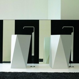 Раковина для ванной ArtCeram Sharp 39х52 см белый глянцевый OSL008 01;00