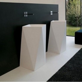 Раковина для ванной ArtCeram Sharp 39х52 см белый глянцевый OSL008 01;00