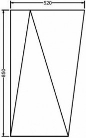 Раковина для ванной ArtCeram Sharp 39х52 см белый глянцевый OSL008 01;00