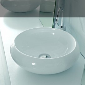 Раковина для ванної ArtCeram Tao Ø 43 см санфарфор білий глянсовий TOL001 01; 00