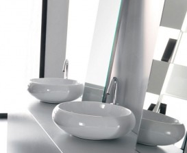 Раковина для ванної ArtCeram Tao Ø 43 см санфарфор білий глянсовий TOL001 01; 00