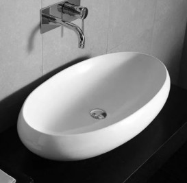 Раковина для ванной ArtCeram Tao 60х40 см санфарфор белый глянцевый TOL002 01;00