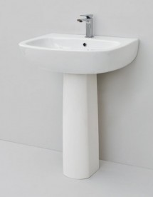 Раковина для ванной ArtCeram Ten 65х51 см санфарфор белый глянцевый TEL001 01;00