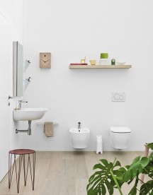 Раковина для ванной ArtCeram Ten 65х51 см санфарфор белый глянцевый TEL001 01;00