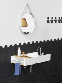 Раковина для ванной ArtCeram TT 90х40,5 см искусственный камень белый OSL011 01;00