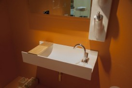 Раковина для ванной ArtCeram TT 90х40,5 см искусственный камень белый OSL011 01;00