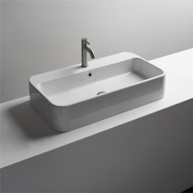 Раковина для ванной Axa Cosa 80х45 см керамика белый глянцевый 8630001