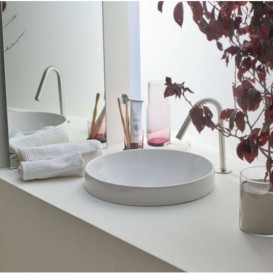 Раковина для ванной Axa DP Ø40 см керамика белый глянцевый 8410001