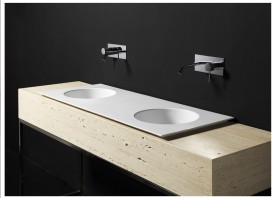 Раковина для ванной Axa Skyland 120х48 см керамика белый глянцевый 3213801