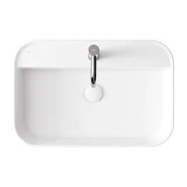 Раковина для ванної Besco Assos Cera-Line 60х40 см кераміка CeraBe білий глянсовий UNC-60-ASB