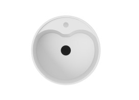 Раковина для ванной Besco Lumen 45х45х85 см напольная Solid Surface белый матовый #UAS-L-WOB