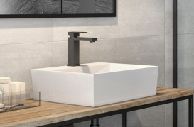 Раковина для ванной Besco Vera 40х50х15 см Mineral DuraBe белый глянцевый #UMO-V-NB