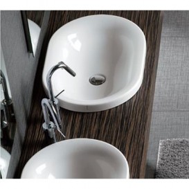 Раковина для ванної без отвору під змішувач Hatria DAYTIME 61х43 см Y0YU01