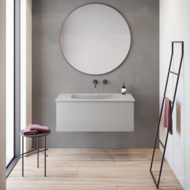 Раковина для ванної Catalano Edition 100x50 см кераміка цемент матовий 1100EDCS