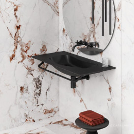 Раковина для ванної Catalano Edition 100x50 см кераміка чорний матовий 1100EDNS