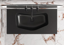 Раковина для ванної Catalano Edition 100x50 см кераміка чорний матовий 1100EDNS
