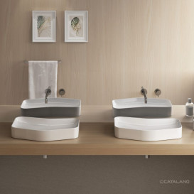 Раковина для ванной Catalano Edition 65x37,5 см керамика белый глянцевый 16537AED00