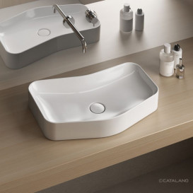 Раковина для ванной Catalano Edition 65x37,5 см керамика белый глянцевый 16537AED00