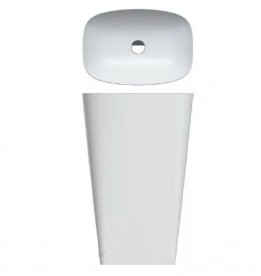 Раковина для ванной Catalano Green Lux 55х38 см напольная керамика белый матовый 1FRPGRLXBM