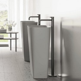 Раковина для ванной Catalano Green Lux 55х38 см напольная керамика цемент 1FRPGRLXCS