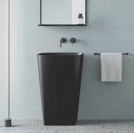 Раковина для ванної Catalano Green Lux 55х38 см напольная кераміка чорний матовий 1FRGRLXNS