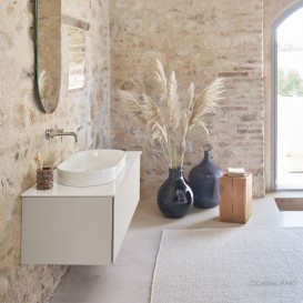 Раковина для ванної Catalano Horizon 70х35 см кераміка білий глянцевий 170AHZ00