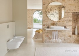 Раковина для ванної Catalano Horizon 70х35 см кераміка білий глянцевий 170AHZ00