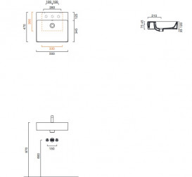 Раковина для ванной Catalano New Premium 50x47 см белый глянцевый 150VPN00