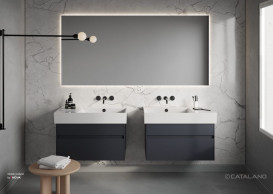 Раковина для ванной Catalano New Premium 80x47 см правая белый глянцевый 180DVPN00