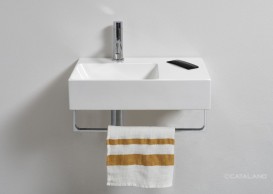 Раковина для ванної Catalano Verso 55х35 см кераміка білий глянцевий 155SZEUP00