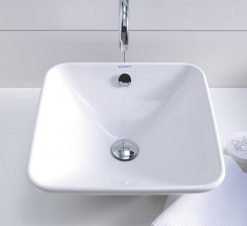 Раковина для ванної Duravit Bacino 42х42 см кераміка білий 0333420000