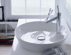 Раковина для ванної Duravit Cape Cod накладна Ø48 см кераміка білий 2328480000