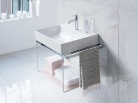 Раковина для ванной Duravit DuraSquare 45х35 см керамика белый 0732450041