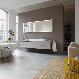 Раковина для ванної Duravit DuraSquare 100х47 см накладна кераміка білий 2353100071