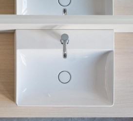 Раковина для ванной Duravit DuraSquare 60х47 см накладная керамика белый 2353600071