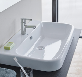 Раковина для ванной Duravit Happy D.2 80х50,5 см керамика белый 2318800027