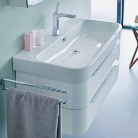 Раковина для ванной Duravit Happy D.2 накладная 80х50,5 см керамика белый 2318800000