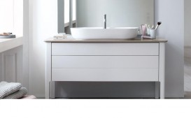 Раковина для ванної Duravit Luv 80х40 см кераміка білий Alpin 0380800000