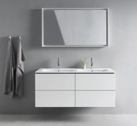 Раковина для ванної Duravit ME by Starck подвійна 130х49 см кераміка білий 2336130000