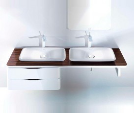 Раковина для ванної Duravit PuraVida накладна 70х46,5 см кераміка білий 0369700000