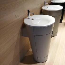 Раковина для ванной Duravit Starck 1 накладная Ø58 см керамика белый 0406580000