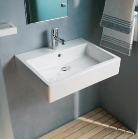 Раковина для ванної Duravit Vero 50х47 см кераміка білий Alpin 0452500000