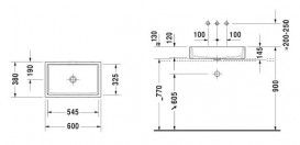 Раковина для ванной Duravit Vero Air 60х38 см керамика белый 2351600000