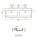 Раковина для ванної підвісна подвійна Catalano Premium 150х50 см без відп. під змішувач біла 115VP00